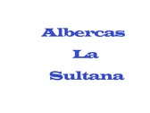 Albercas La Sultana