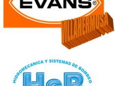 Logo Evans Y Sistema De Bombeo