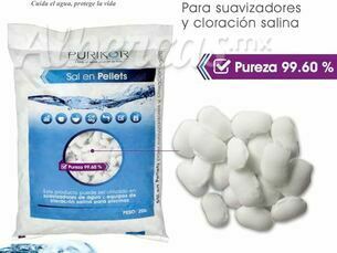 SAL EN PELLETS 99.6% PUREZA