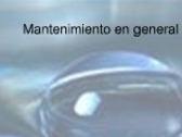 Mantenimiento En General