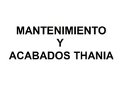 Mantenimiento y Acabados Thania