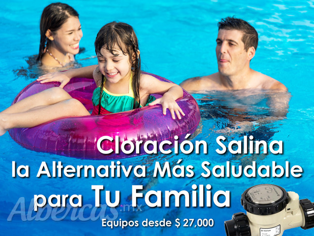 Cloración Salina, Equipos desde $ 27,000