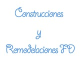 Construcciones y Remodelaciones FD