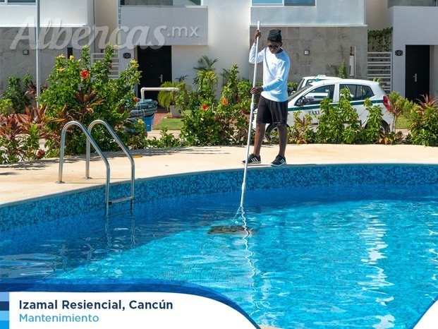 Mantenimiento de albercas en Cancún - Izamal Residencial
