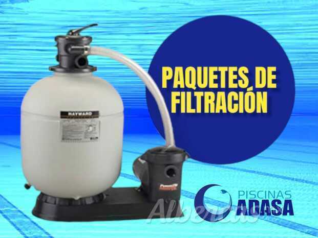 PAQUETES DE FILTRACIÓN PARA PISCINAS