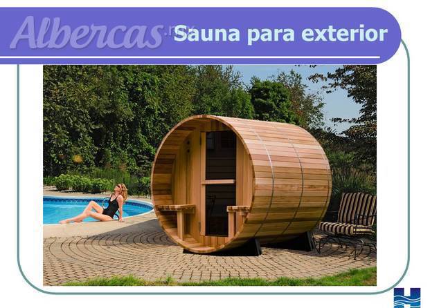 Sauna exterior